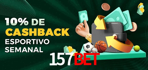 10% de bônus de cashback na 157Bet